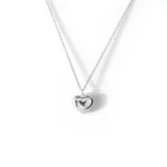שרשרת מיה כסף 925 עם תליון לב חלק – LEO Jewelry