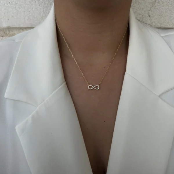 ⁦שרשרת אינפיניטי זהב⁩ – תמונה ⁦3⁩