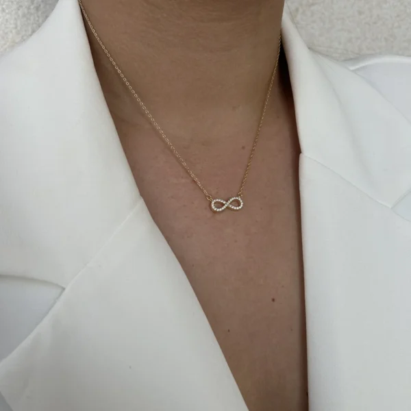 ⁦שרשרת אינפיניטי זהב⁩ – תמונה ⁦4⁩