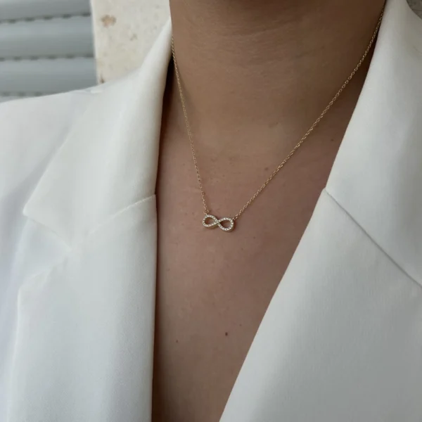 ⁦שרשרת אינפיניטי זהב⁩ – תמונה ⁦2⁩