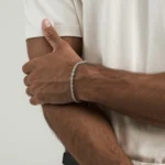 ⁦צמיד חבל כסף⁩ – תמונה ⁦2⁩