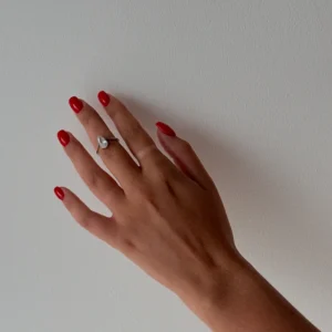 טבעת טיפה זרת כסף_3