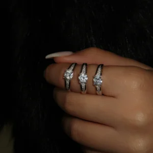 טבעת דיאנה כסף