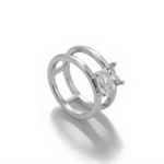 טבעת אודרי כסף 925 על רקע לבן – LEO Jewelry