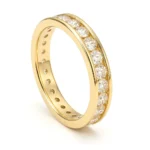 טבעת מייב כסף 925 בציפוי זהב על רקע לבן – LEO Jewelry