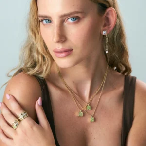 שרשרת קנדל ירוק תפוח_2