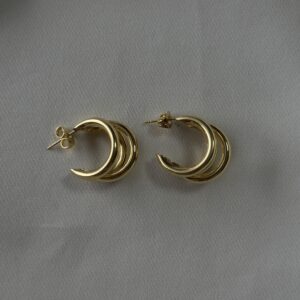 עגילי נלה זהב