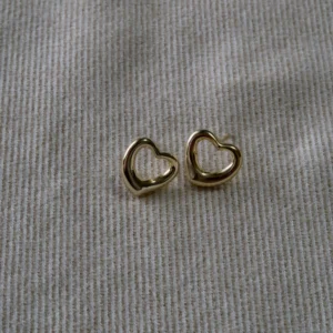 עגילי ליבי זהב