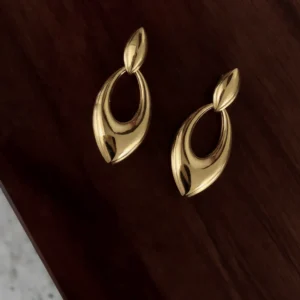 עגילי דורי זהב