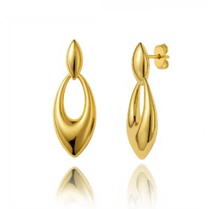 עגילי דורי זהב