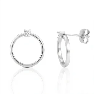 עגילי לורי כסף