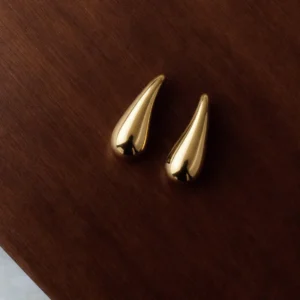 עגילי לילי זהב