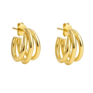 עגילי נלה זהב