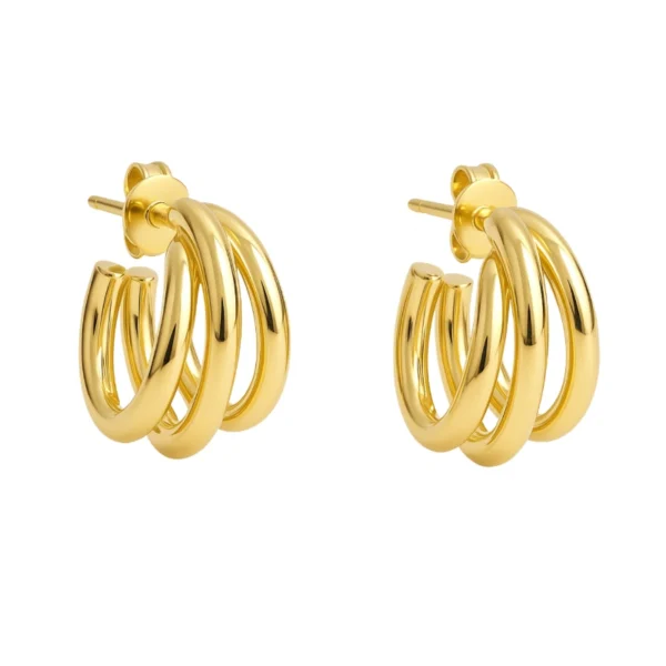 עגילי נלה זהב