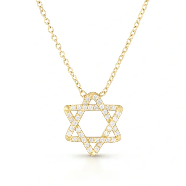 שרשרת מגן דוד זהב_1