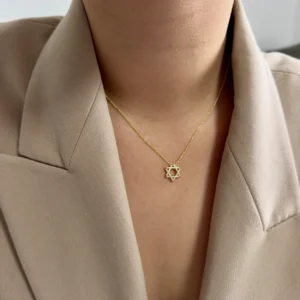 שרשרת מגן דוד זהב_1