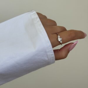 טבעת אריאל כסף