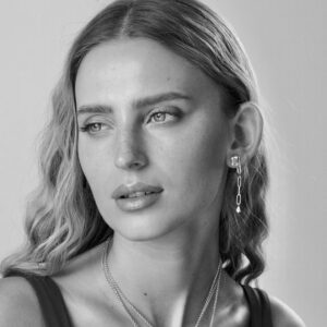 עגילי לינה כסף