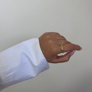 טבעת לילי זהב