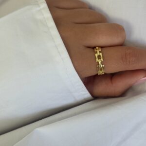 טבעת לילי זהב