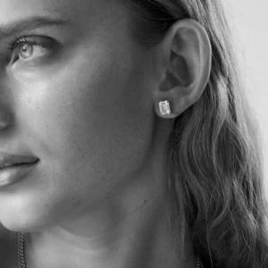 עגילי אלכסה כסף