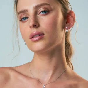 עגילי טיפה נופלים כסף 925