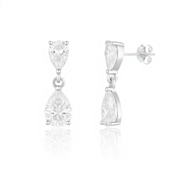 עגילי טיפה כסף_1