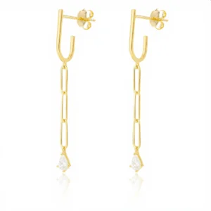 עגילי לינה זהב