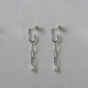 עגילי לינה כסף