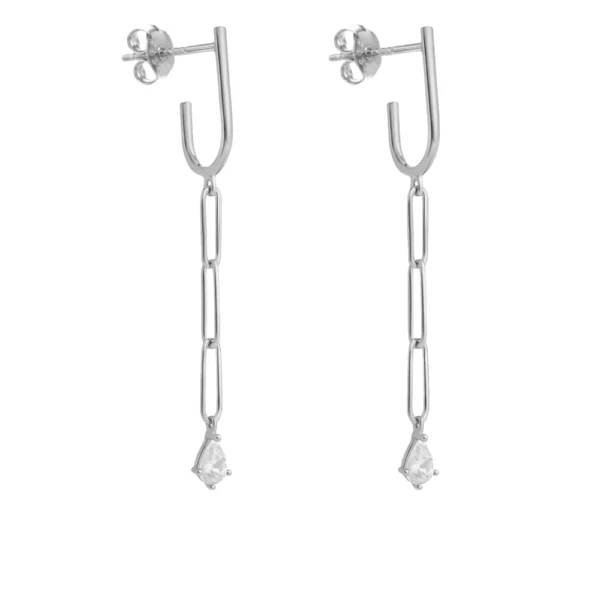 עגילי לינה כסף