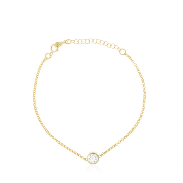 צמיד סוליטר זהב_1