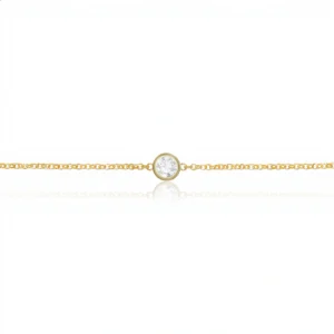 צמיד סוליטר זהב_1